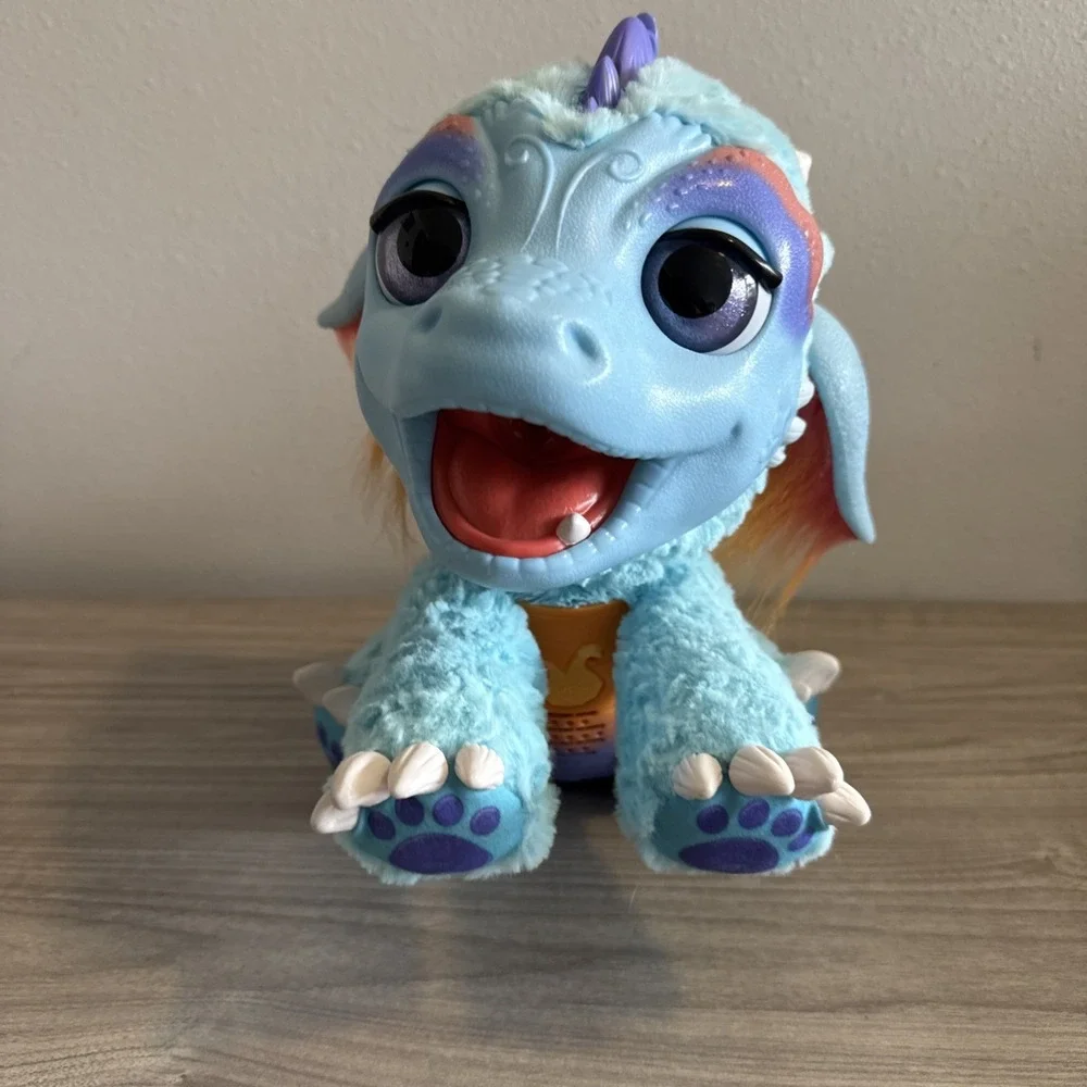 FurReal Friends Torch My Blazin'‎ Baby Dragon Light Sound Animated Pet Works